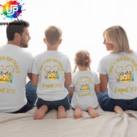 Personalised Disney Trip T-Shirts | Matching Family Disney Shirts | Custom Front & Back | Kids, Adults and Plus size | Disney Holiday Tee