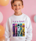Saja Boys jumper | K-Pop Inspired Comic Strip Graphic Sweatshirt | Unisex Kids & Adults