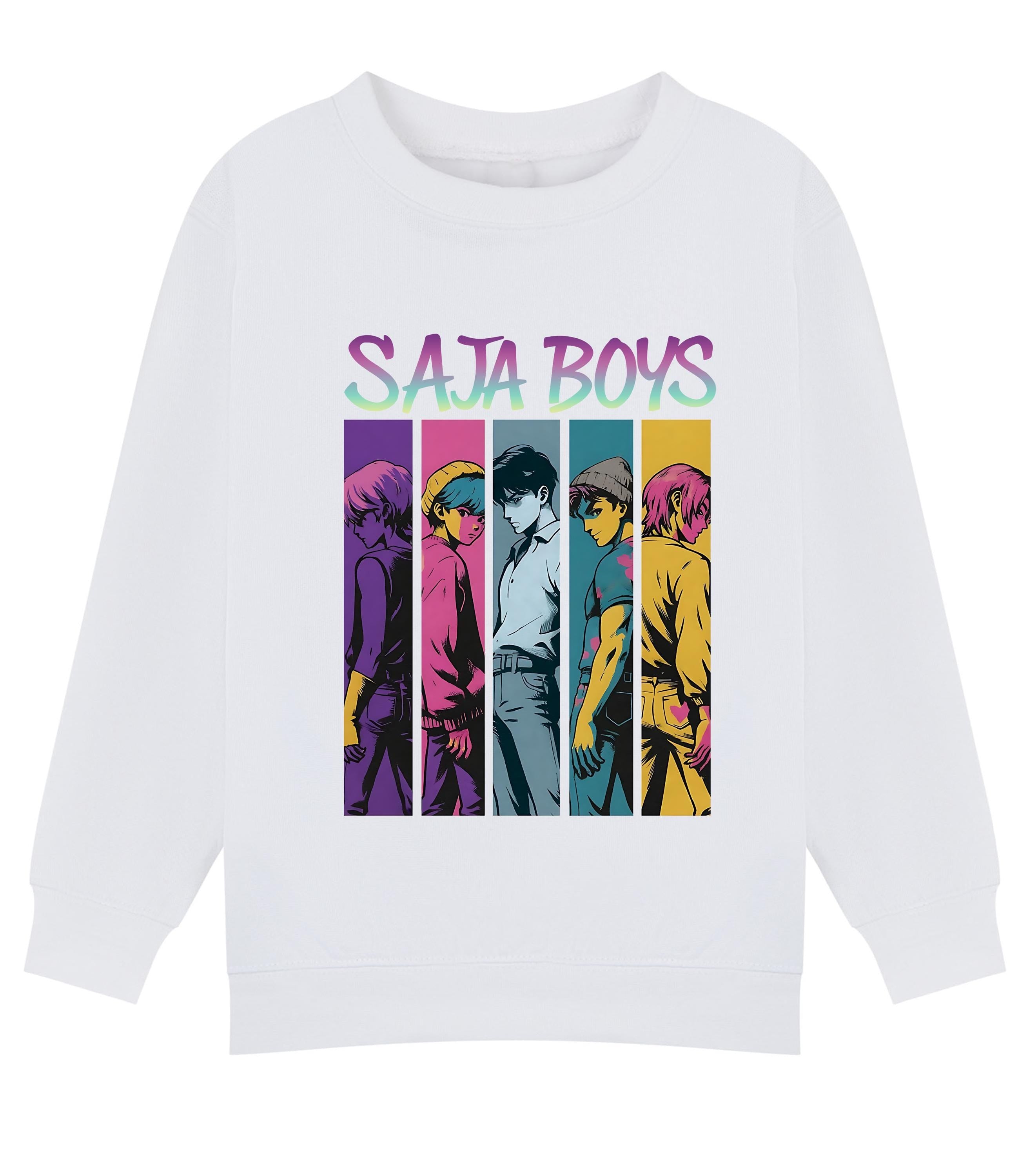 Saja Boys jumper | K-Pop Inspired Comic Strip Graphic Sweatshirt | Unisex Kids & Adults