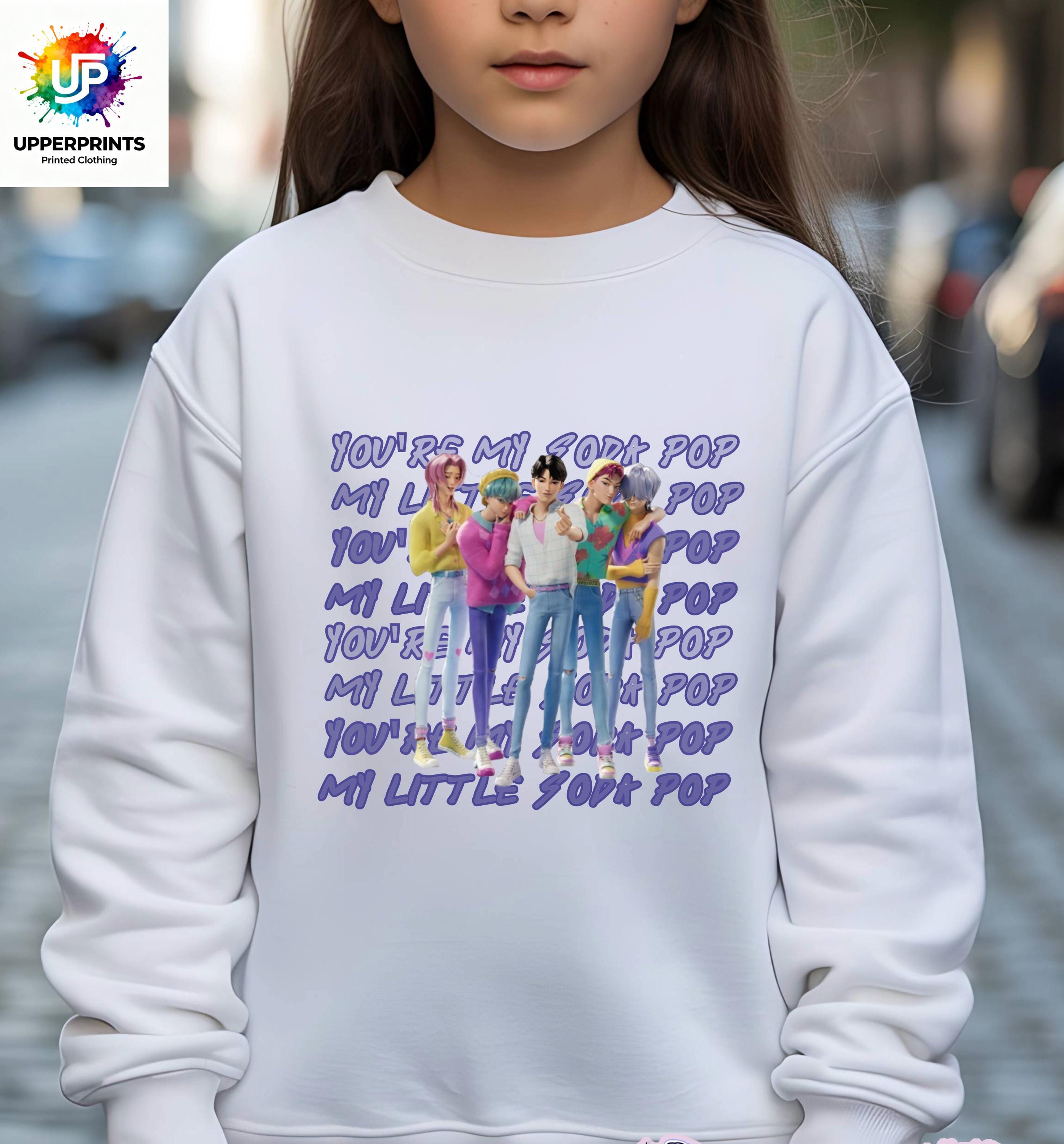 Saja Boys “Soda Pop” Lyric Jumper | K-Pop Demon Hunters Fan Made Sweatshirt | Kids & Adults