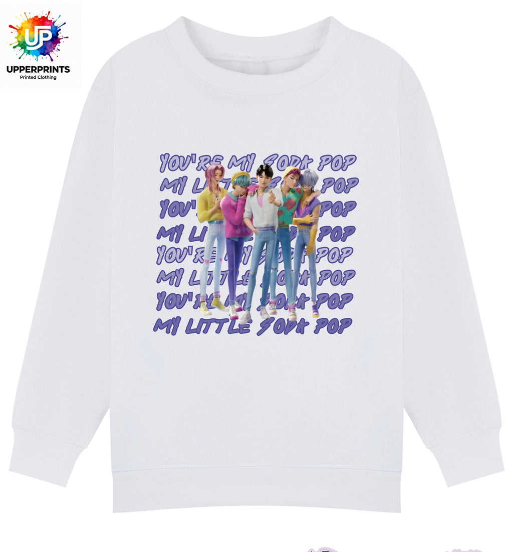 Saja Boys “Soda Pop” Lyric Jumper | K-Pop Demon Hunters Fan Made Sweatshirt | Kids & Adults