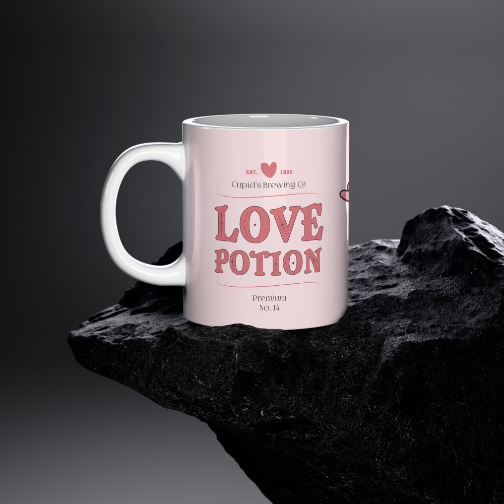Love Potion Valentine Mug | Valentine’s Day Coffee cup | Romantic Gift for Her Him