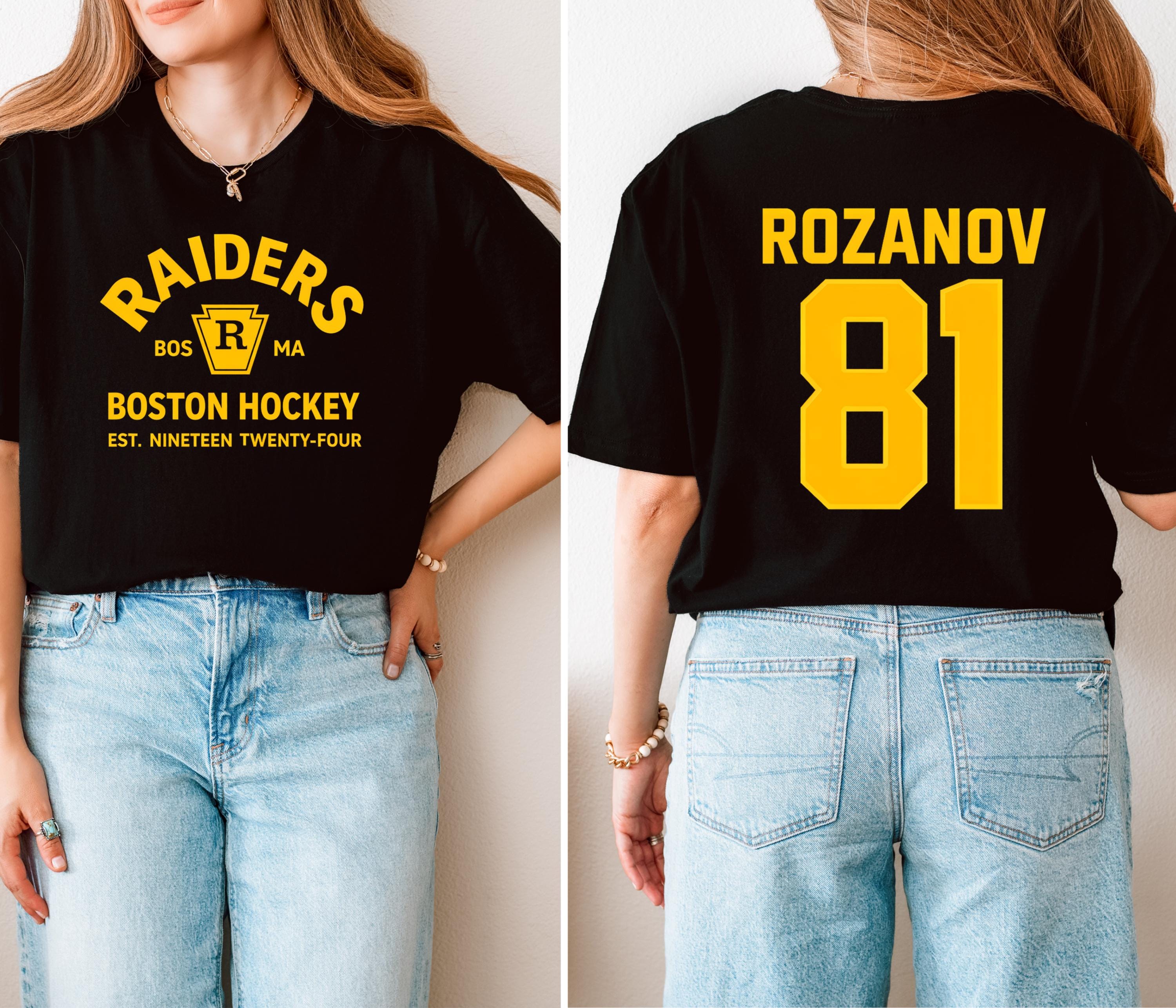 Heated Rivalry Inspired T-Shirt | Rozanov 81 Hockey Tee