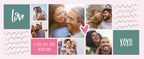Personalised Valentine Photo Mug – Custom picture Mug with up to 8 Photos – Romantic Gift for Him or Her