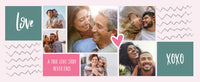 Personalised Valentine Photo Mug – Custom picture Mug with up to 8 Photos – Romantic Gift for Him or Her
