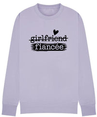Girlfriend to Fiancée Sweatshirt | Engagement Gift for Her | Proposal Sweater | Bride To Be Jumper | Plus sizes