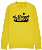 Girlfriend to Fiancée Sweatshirt | Engagement Gift for Her | Proposal Sweater | Bride To Be Jumper | Plus sizes