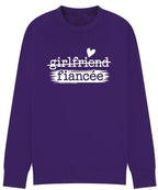 Girlfriend to Fiancée Sweatshirt | Engagement Gift for Her | Proposal Sweater | Bride To Be Jumper | Plus sizes
