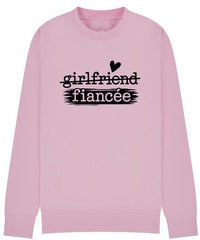 Girlfriend to Fiancée Sweatshirt | Engagement Gift for Her | Proposal Sweater | Bride To Be Jumper | Plus sizes