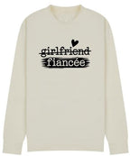 Girlfriend to Fiancée Sweatshirt | Engagement Gift for Her | Proposal Sweater | Bride To Be Jumper | Plus sizes