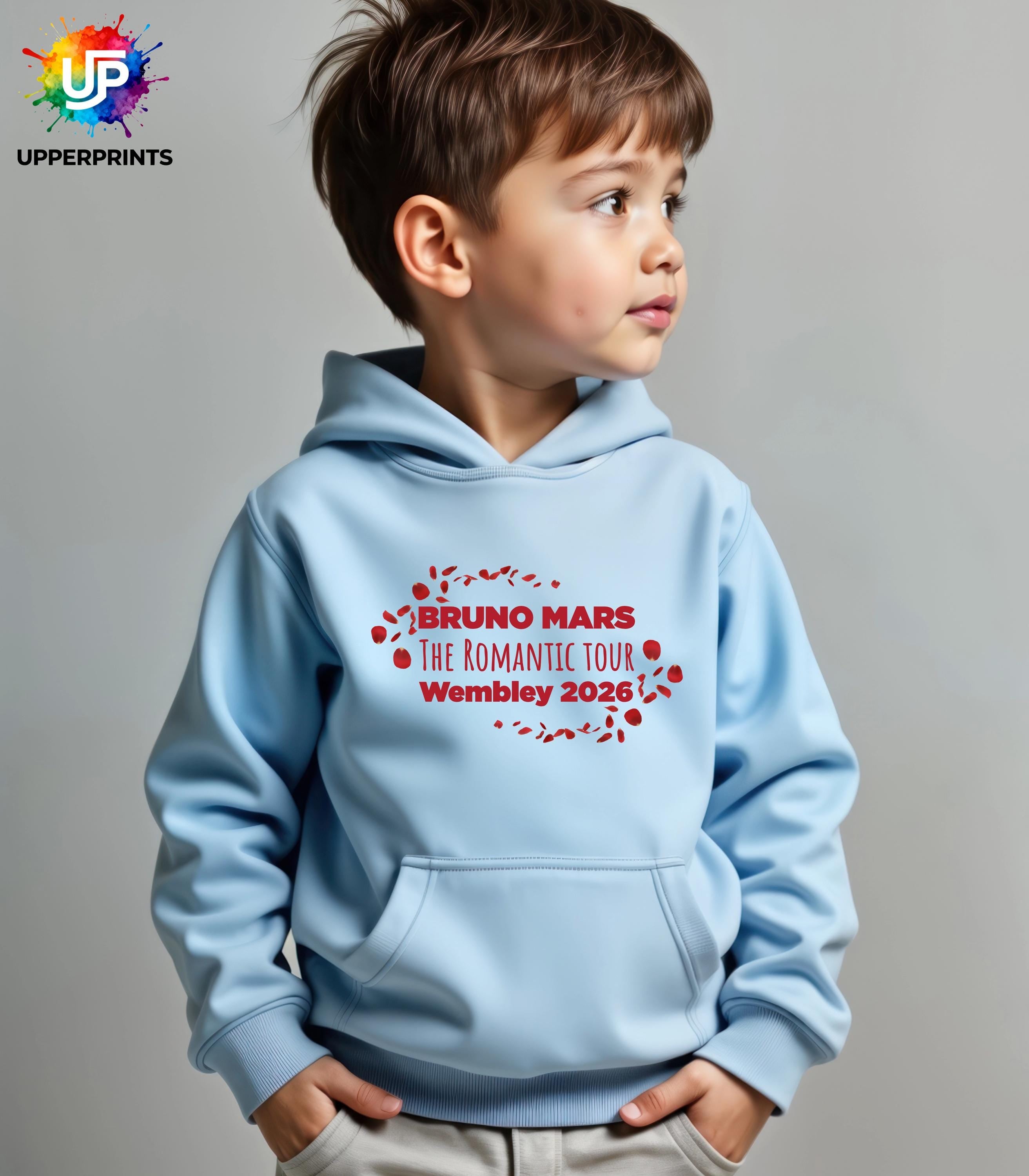 Bruno Mars Romantic Tour Wembley 2026 Hoodie | Unofficial Fan Merch | Unisex & Plus size Hoodie