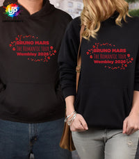 Bruno Mars Romantic Tour Wembley 2026 Hoodie | Unofficial Fan Merch | Unisex & Plus size Hoodie