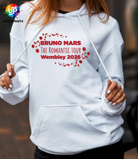 Bruno Mars Romantic Tour Wembley 2026 Hoodie | Unofficial Fan Merch | Unisex & Plus size Hoodie