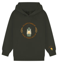 Noah Kahan Inspired hoodie | 'All Lights Turned Off Can Be Turned Back On' Lantern Hood | Sleeve detail