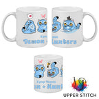 Kpop Demon Hunters Derpy tiger Mug – Blue cat 11oz cup for anime Fans & Cat Lovers