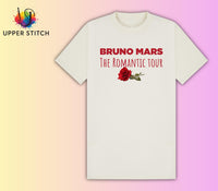 Bruno Mars Tour Inspired T-Shirt | The Romantic Tour Concert Tee | Kids Adult & Plus Size Music Fan Shirt