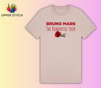 Bruno Mars Tour Inspired T-Shirt | The Romantic Tour Concert Tee | Kids Adult & Plus Size Music Fan Shirt