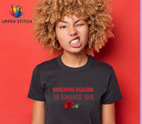 Bruno Mars Tour Inspired T-Shirt | The Romantic Tour Concert Tee | Kids Adult & Plus Size Music Fan Shirt