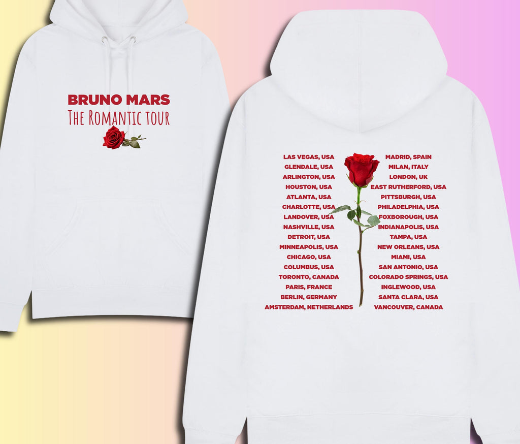 Bruno Mars Inspired Tour Hoodie | Unofficial Concert Merch Sweatshirt | Adult Kids & Plus Sizes