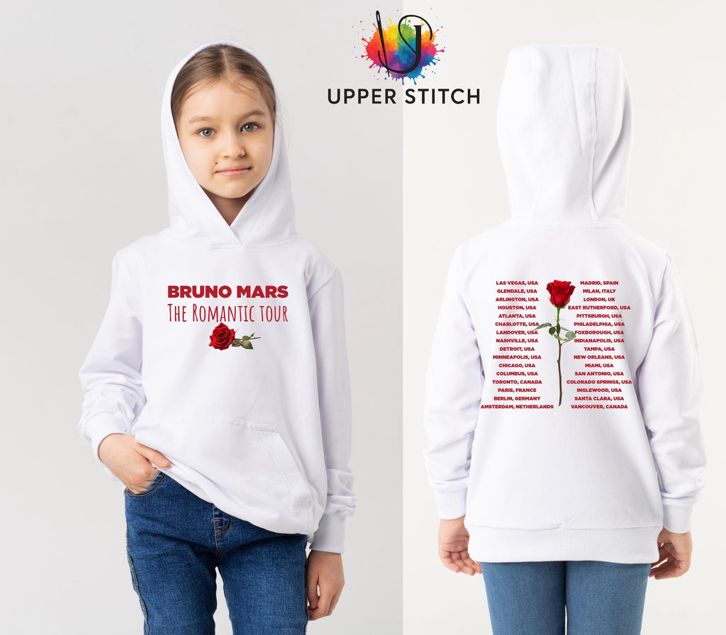 Bruno Mars Inspired Tour Hoodie | Unofficial Concert Merch Sweatshirt | Adult Kids & Plus Sizes