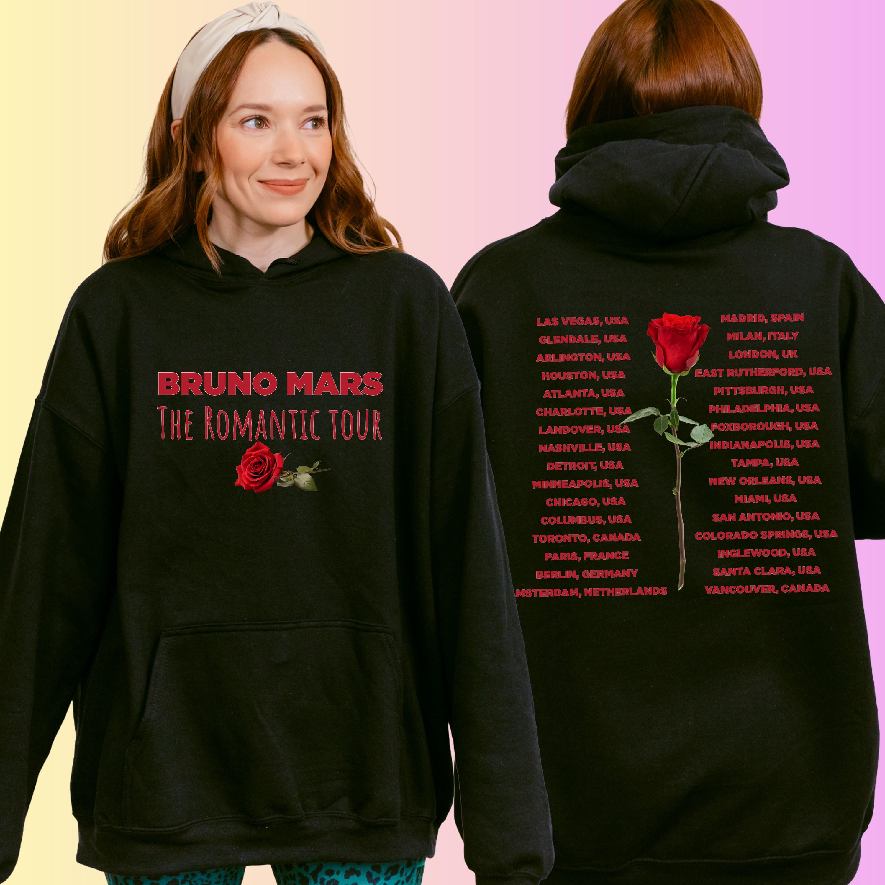 Bruno Mars Inspired Tour Hoodie | Unofficial Concert Merch Sweatshirt | Adult Kids & Plus Sizes