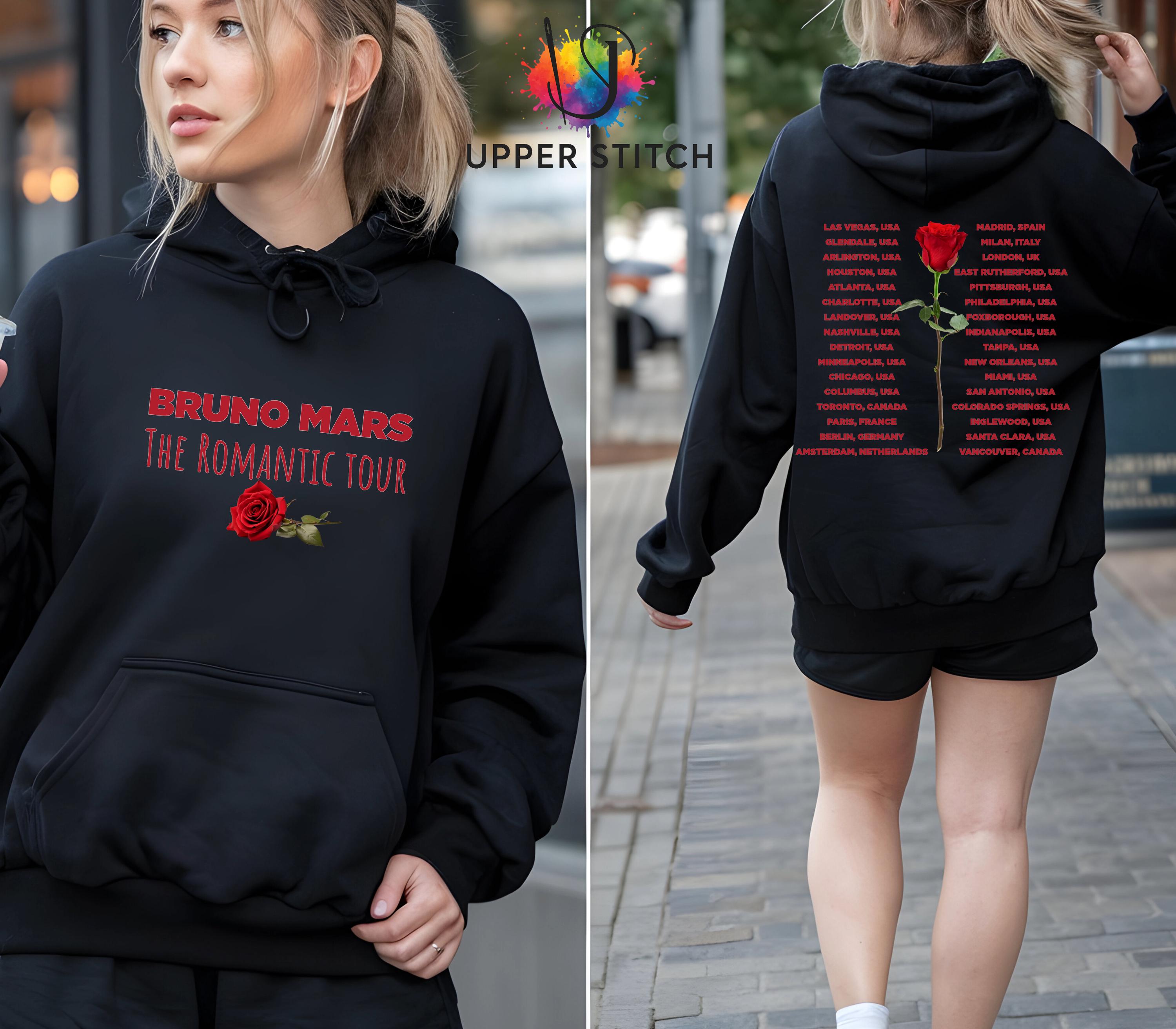 Bruno Mars Inspired Tour Hoodie | Unofficial Concert Merch Sweatshirt | Adult Kids & Plus Sizes