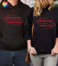 Bruno Mars Romantic Tour Wembley 2026 Hoodie | Unofficial Fan Merch | Unisex & Plus size Hoodie