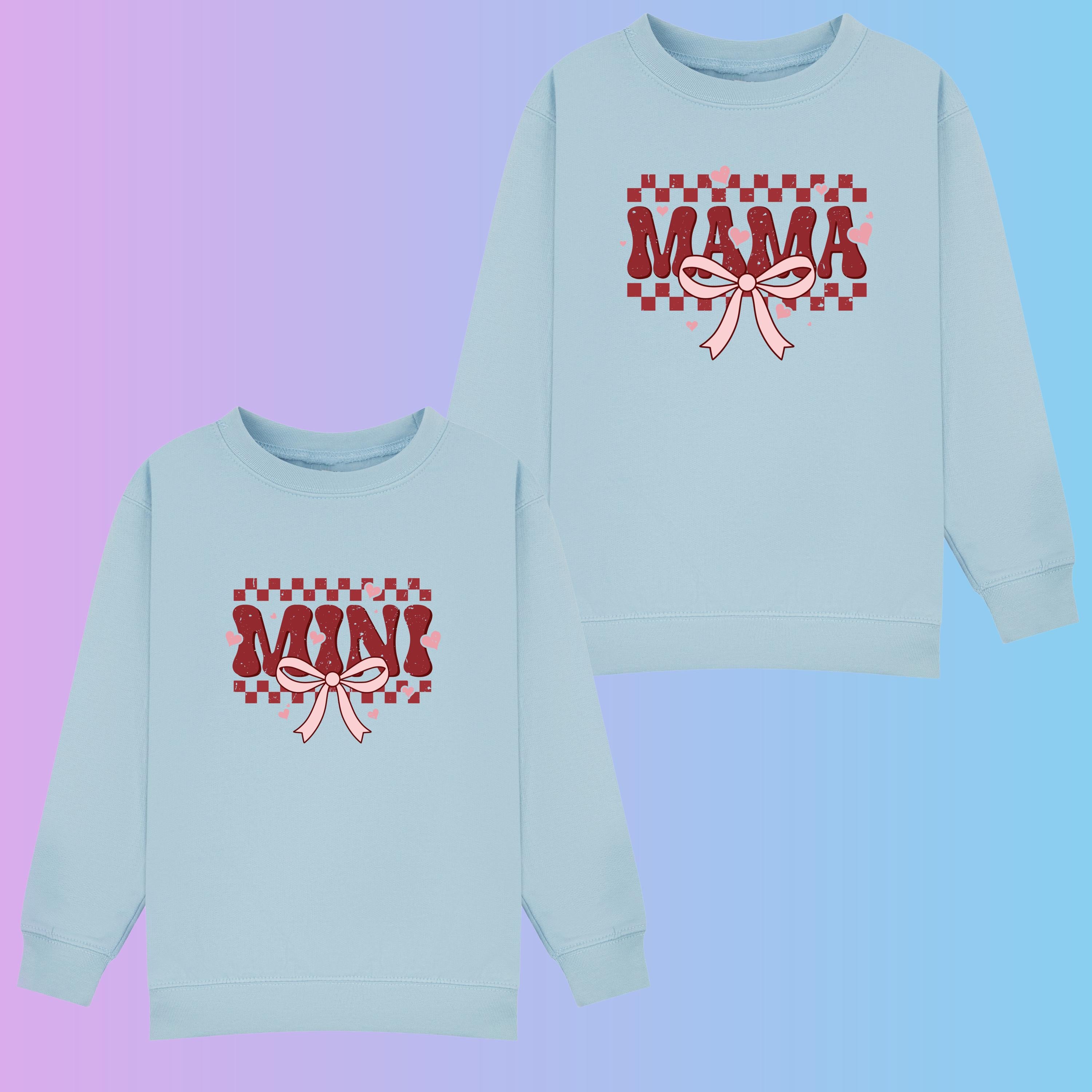 Mama & Mini Matching Sweatshirts | Matching Mum and Child Outfit | Family Jumpers