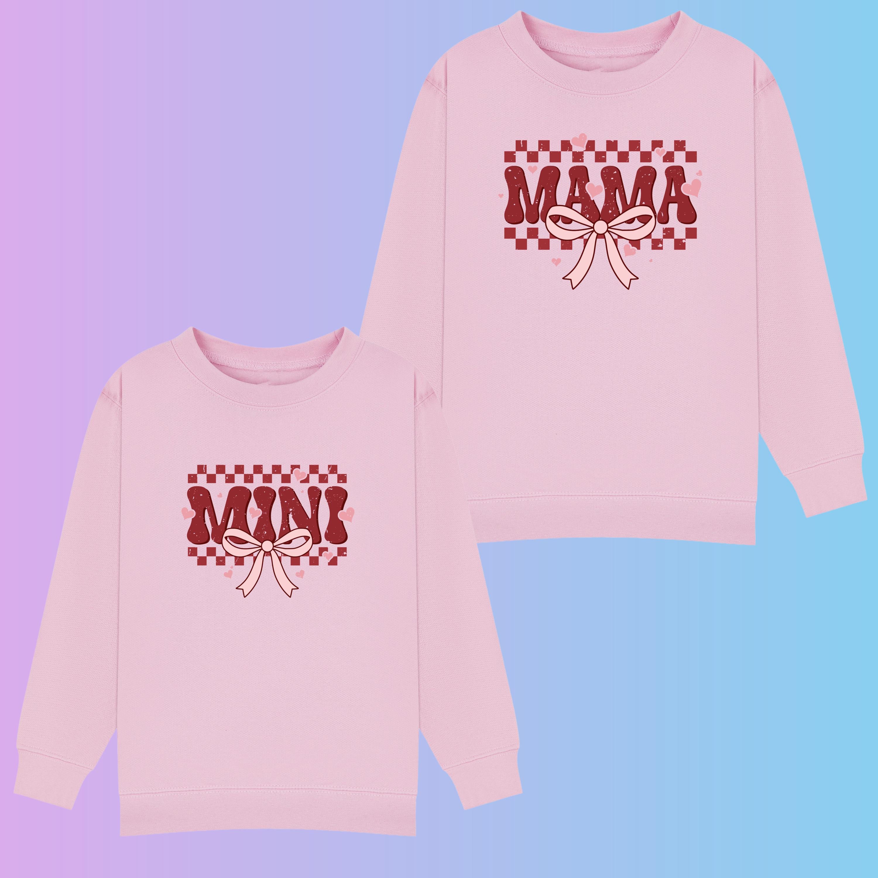 Mama & Mini Matching Sweatshirts | Matching Mum and Child Outfit | Family Jumpers