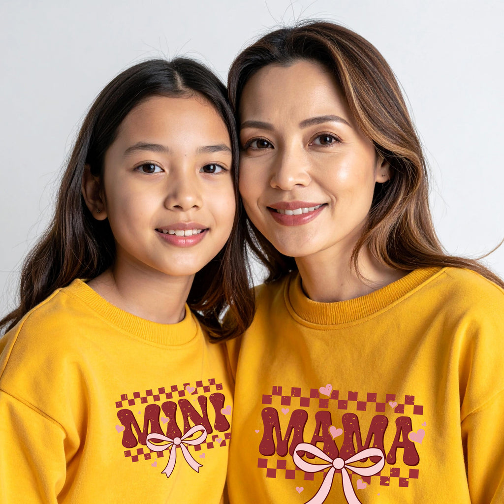 Mama & Mini Matching Sweatshirts | Matching Mum and Child Outfit | Family Jumpers