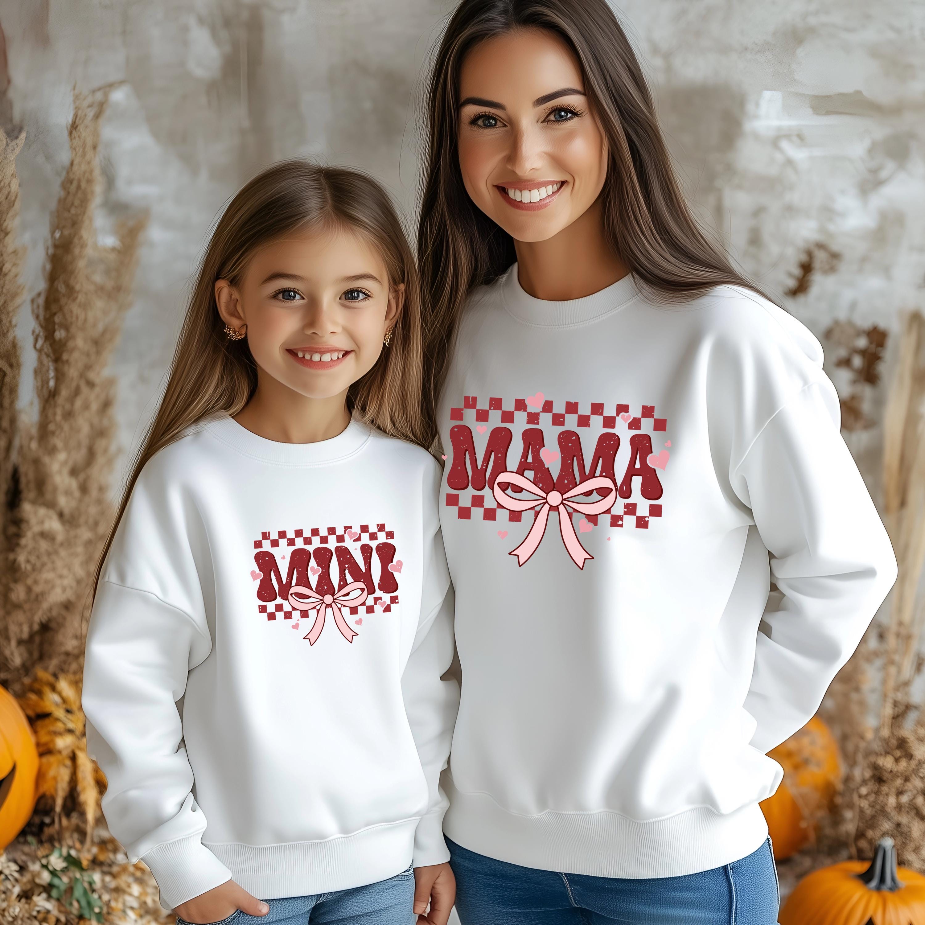 Mama & Mini Matching Sweatshirts | Matching Mum and Child Outfit | Family Jumpers