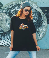 Retro Love T Shirt, Valentine’s Day Gift, Graphic Tee, Vintage Style Shirt, Birthday Gift, Unisex Love Shirt, Self Love Tee