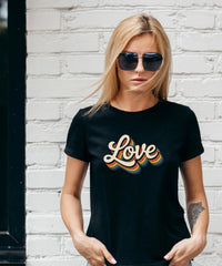 Retro Love T Shirt, Valentine’s Day Gift, Graphic Tee, Vintage Style Shirt, Birthday Gift, Unisex Love Shirt, Self Love Tee