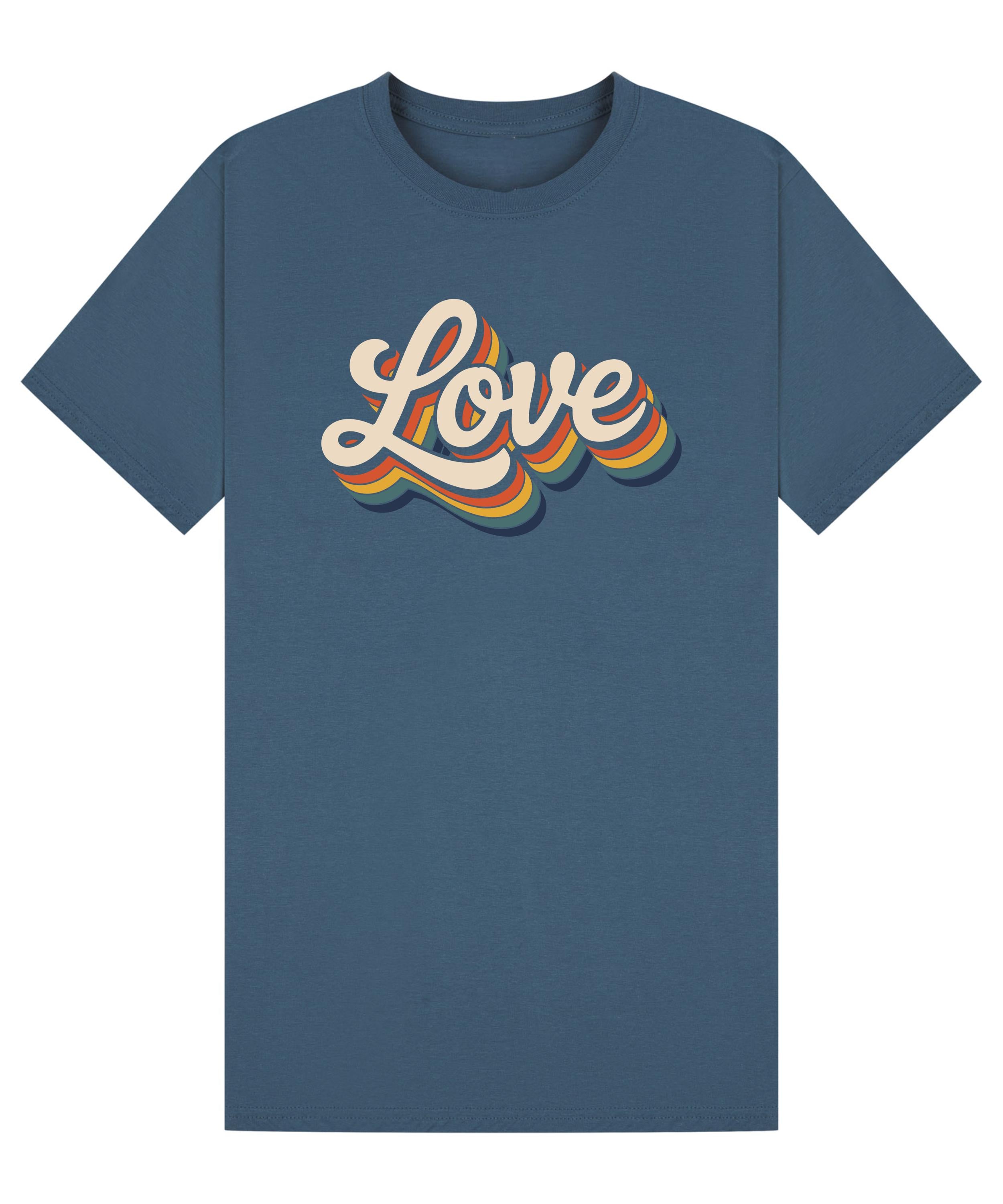 Retro Love T Shirt, Valentine’s Day Gift, Graphic Tee, Vintage Style Shirt, Birthday Gift, Unisex Love Shirt, Self Love Tee