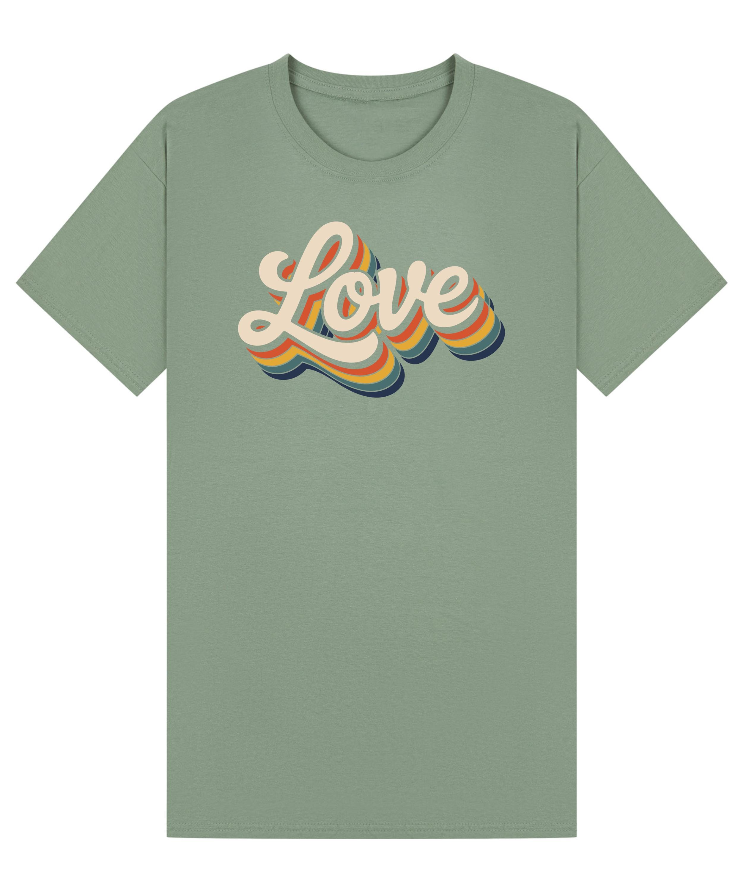Retro Love T Shirt, Valentine’s Day Gift, Graphic Tee, Vintage Style Shirt, Birthday Gift, Unisex Love Shirt, Self Love Tee