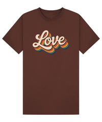 Retro Love T Shirt, Valentine’s Day Gift, Graphic Tee, Vintage Style Shirt, Birthday Gift, Unisex Love Shirt, Self Love Tee