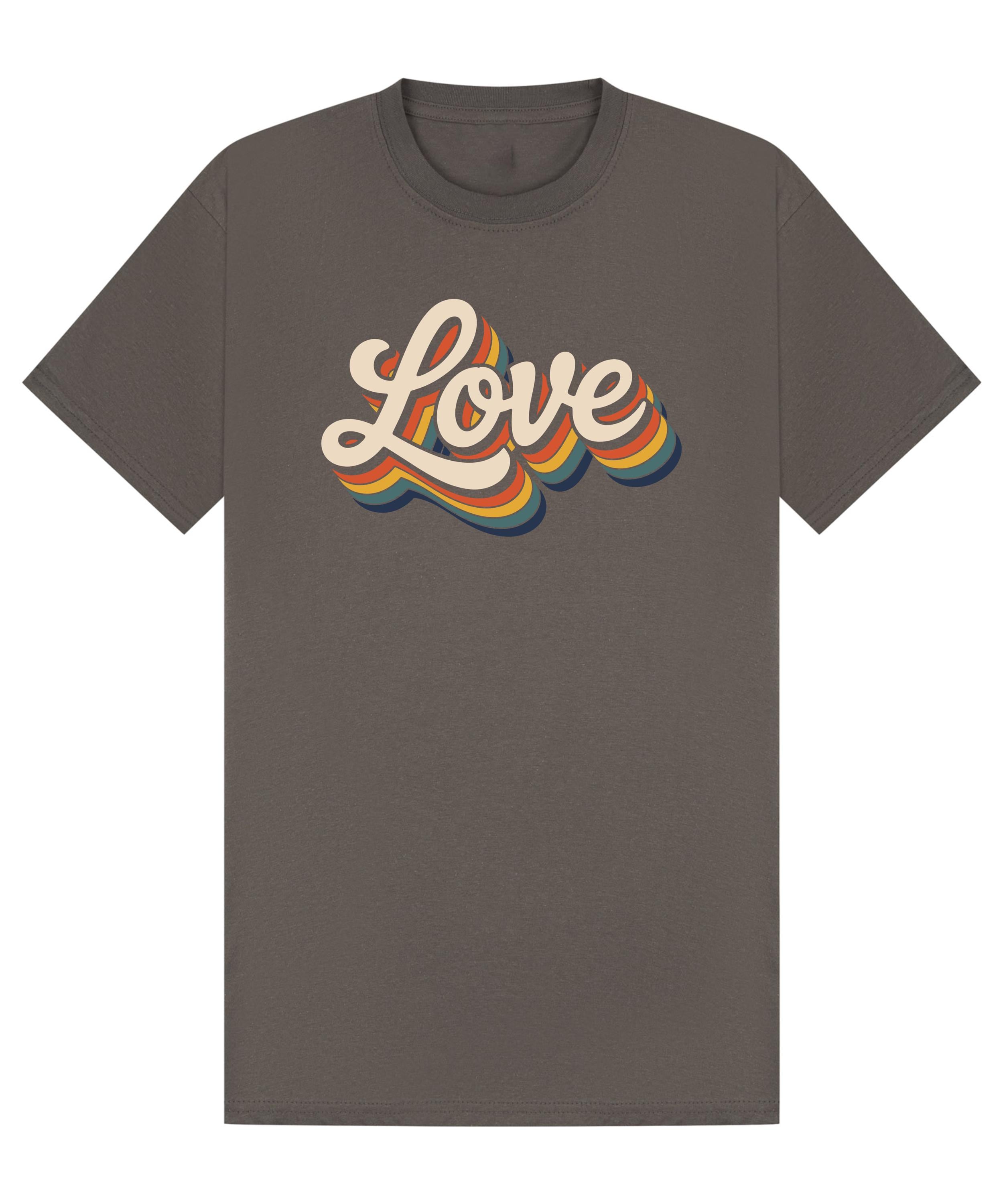 Retro Love T Shirt, Valentine’s Day Gift, Graphic Tee, Vintage Style Shirt, Birthday Gift, Unisex Love Shirt, Self Love Tee