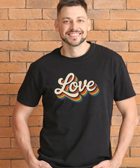 Retro Love T Shirt, Valentine’s Day Gift, Graphic Tee, Vintage Style Shirt, Birthday Gift, Unisex Love Shirt, Self Love Tee