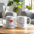 Funny Valentine’s Mug, Still Not Sick of You Mug, Stickman Love, Couples Coffee Cup, Valentine Gift for Him Her