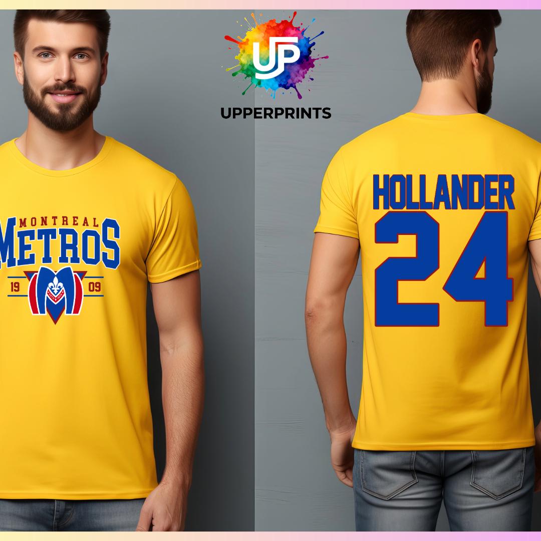 Hollander 24 T-Shirt | Montreal Metros Heated Rivalry Fan Shirt