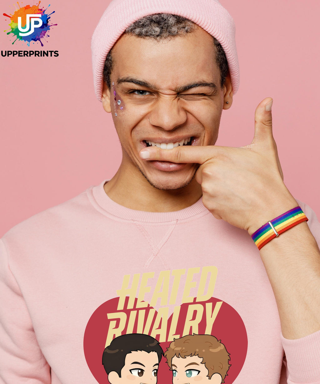 Hollander & Rozanov Fan Art | Gay Hockey Romance Jumper | BookTok Romance Sweatshirt