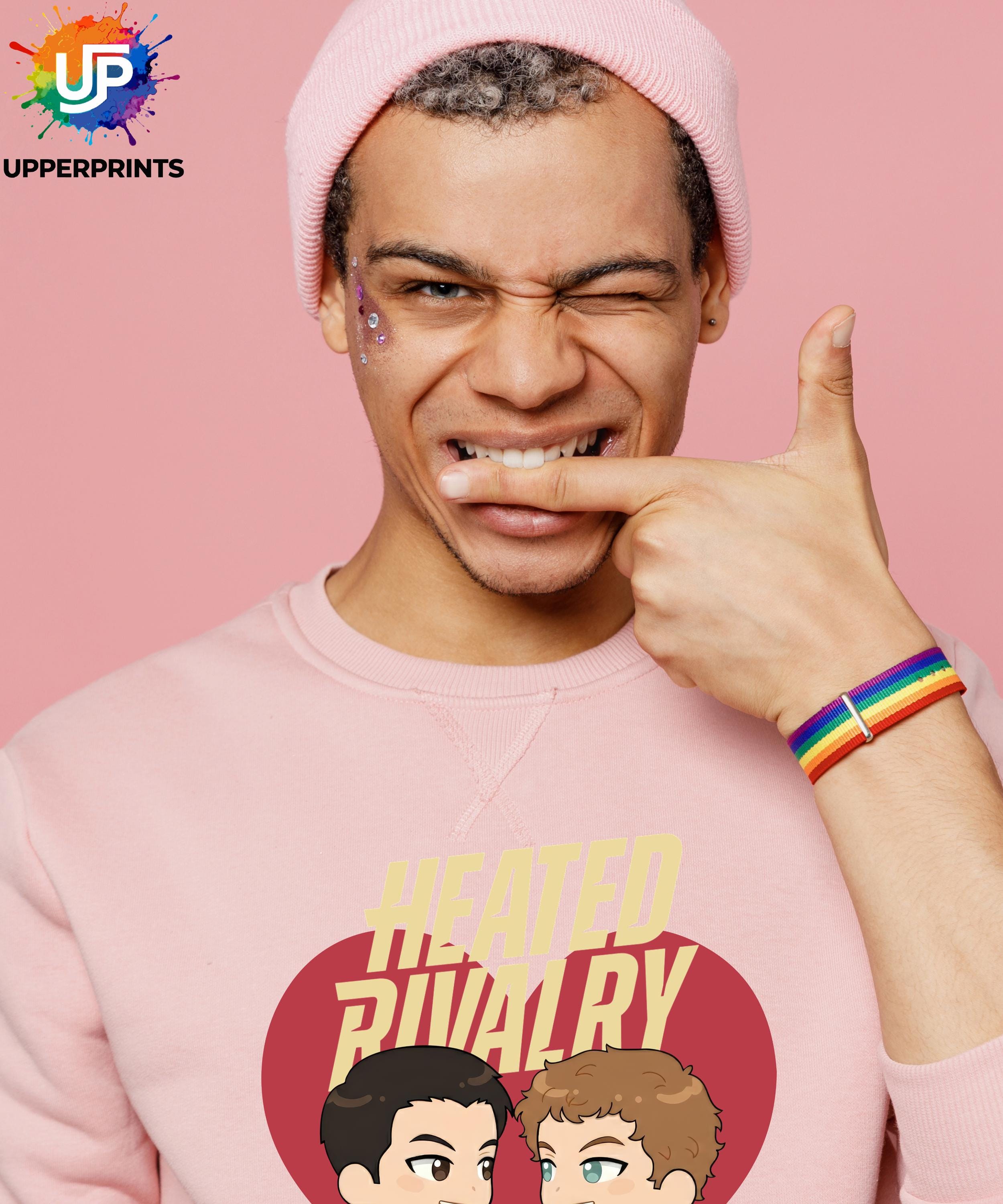 Hollander & Rozanov Fan Art | Gay Hockey Romance Jumper | BookTok Romance Sweatshirt