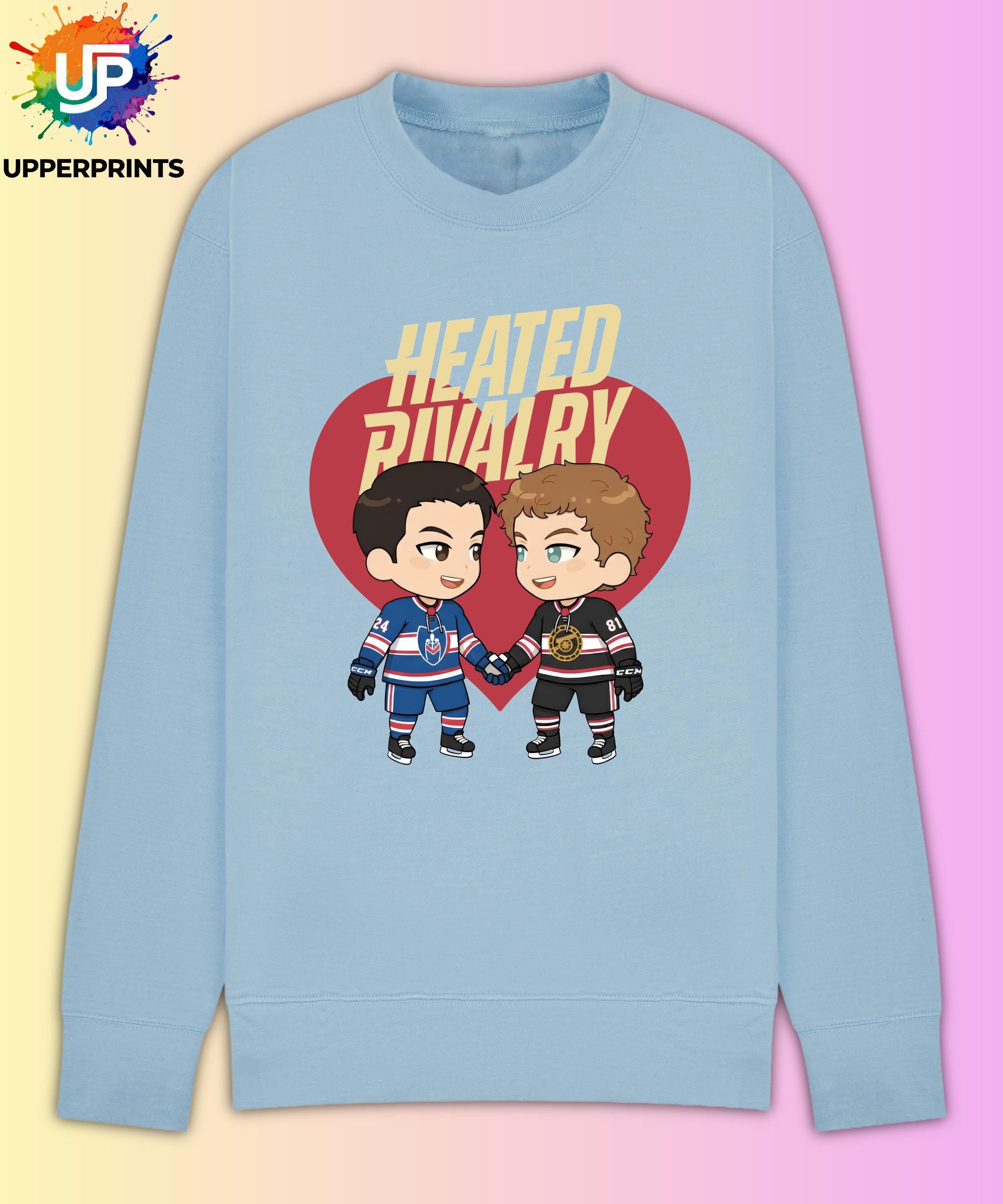 Hollander & Rozanov Fan Art | Gay Hockey Romance Jumper | BookTok Romance Sweatshirt