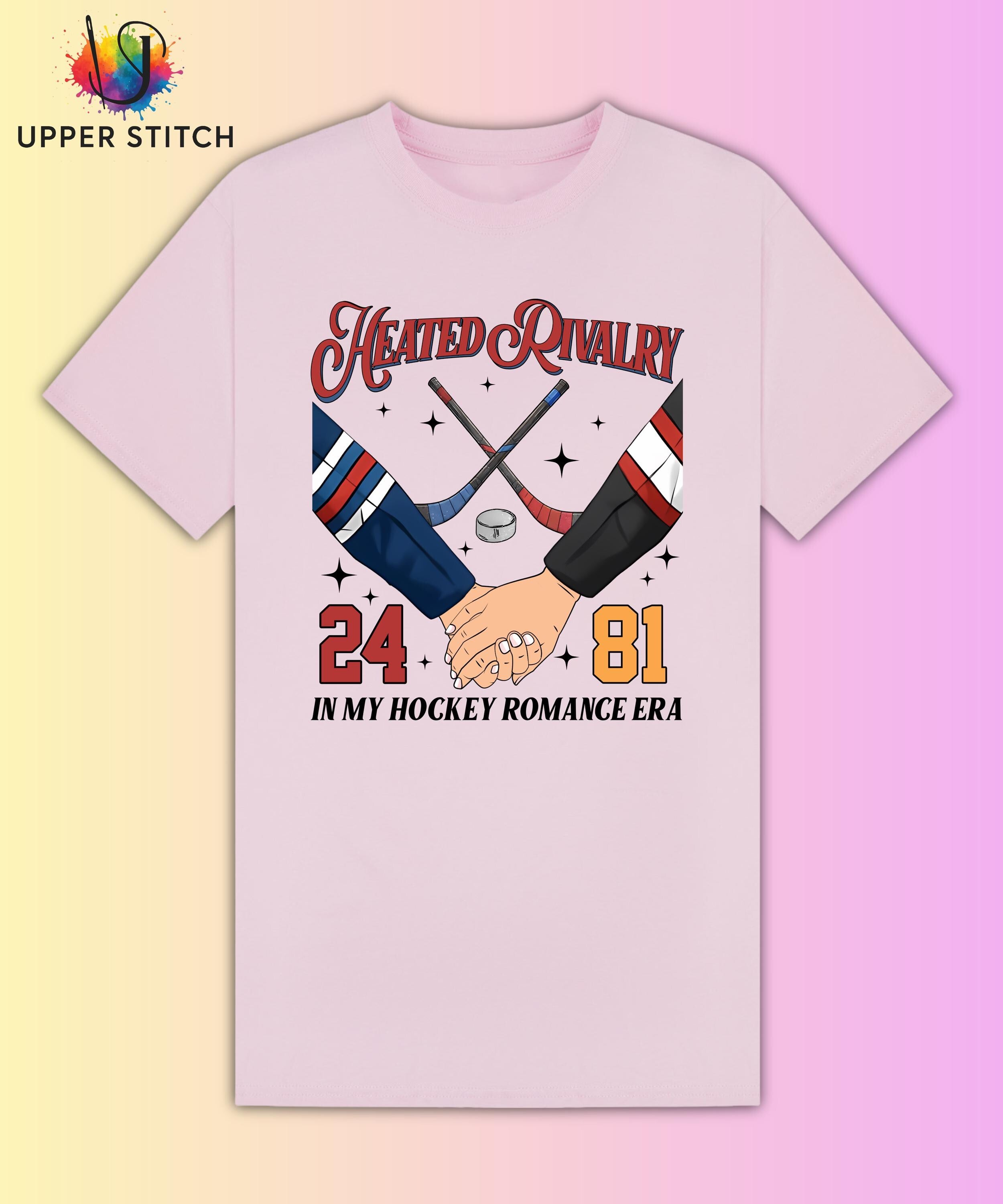 Heated Rivalry Fan Art Tee | Hockey Romance BookTok Shirt