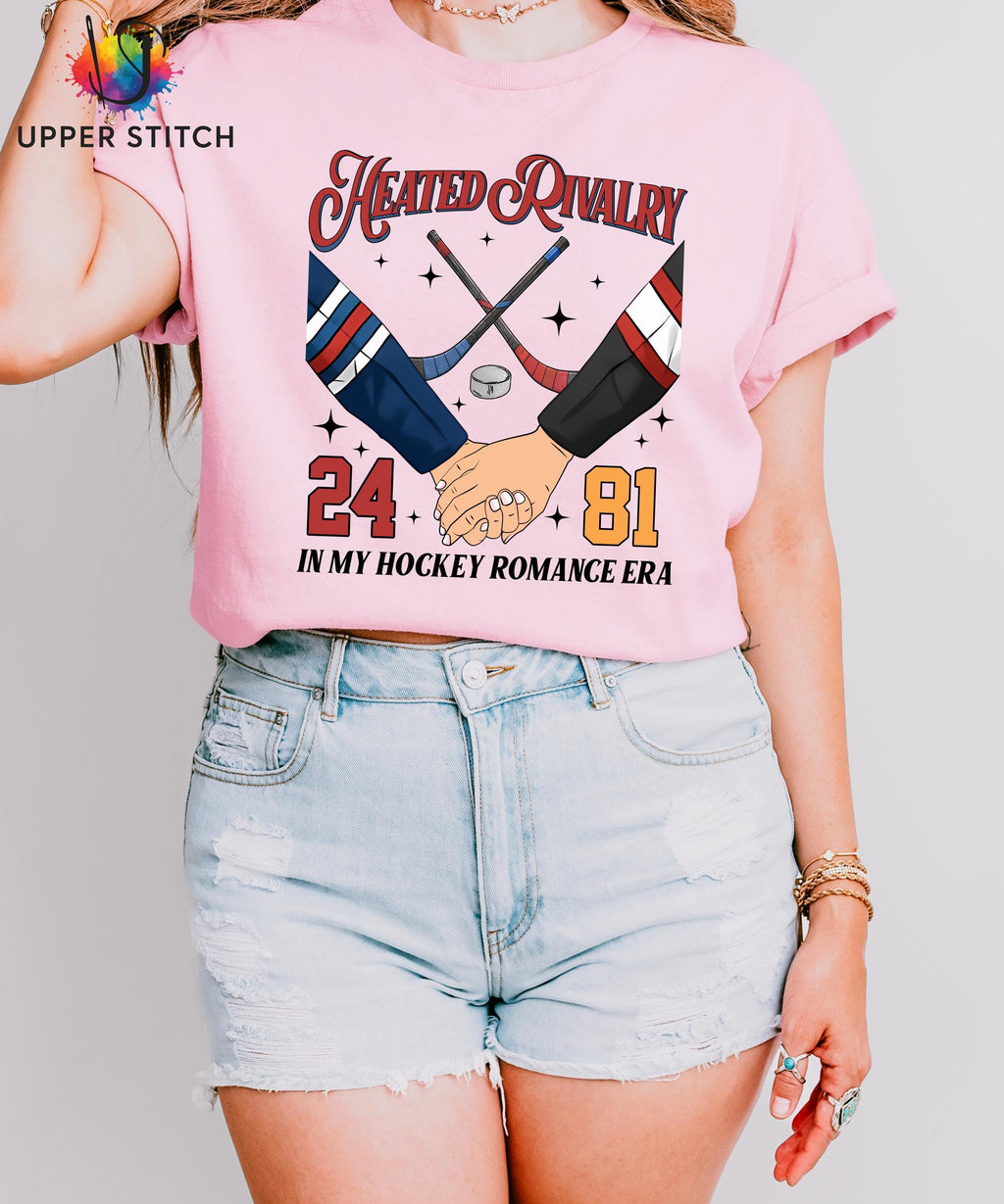 Heated Rivalry Fan Art Tee | Hockey Romance BookTok Shirt