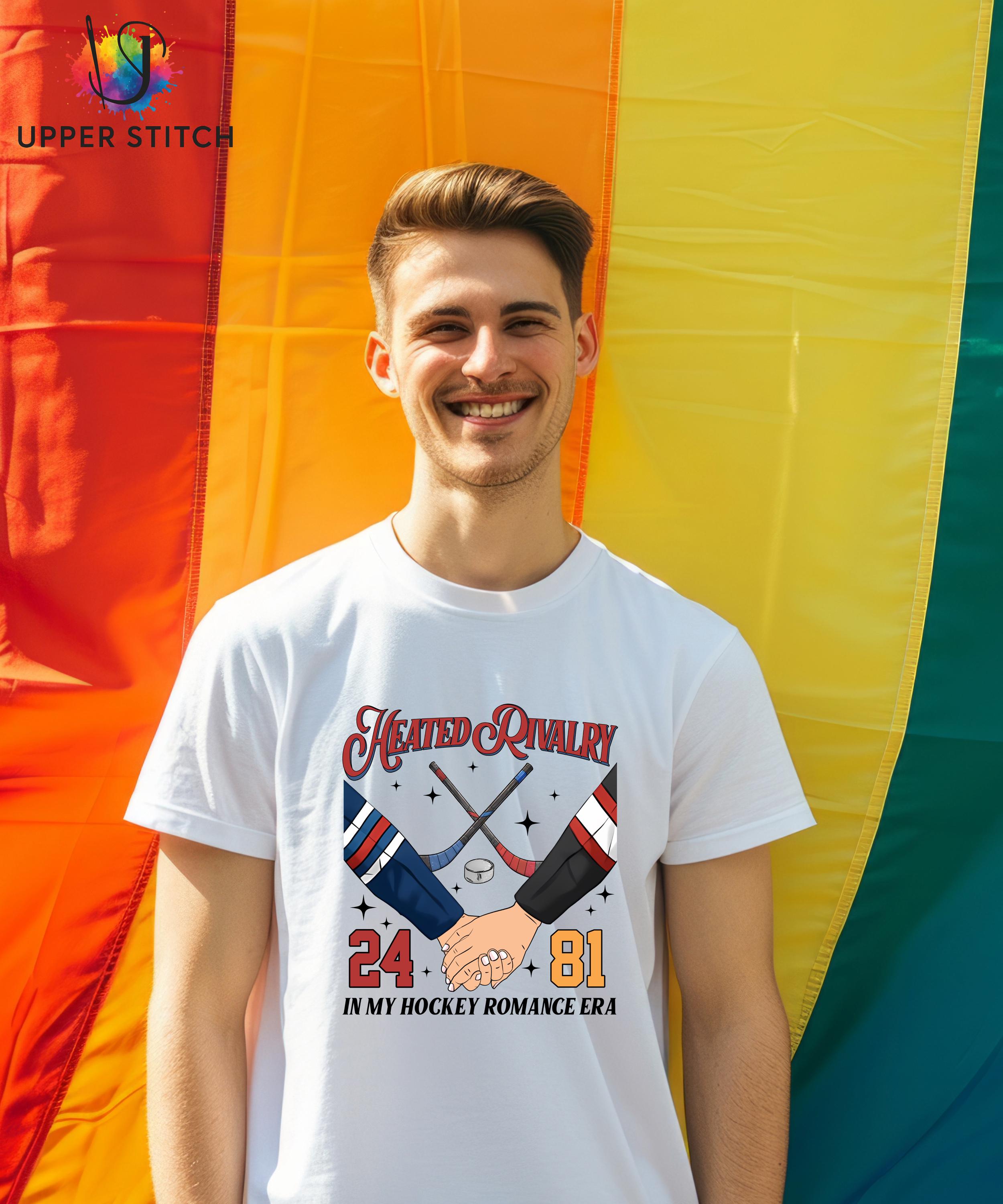 Heated Rivalry Fan Art Tee | Hockey Romance BookTok Shirt