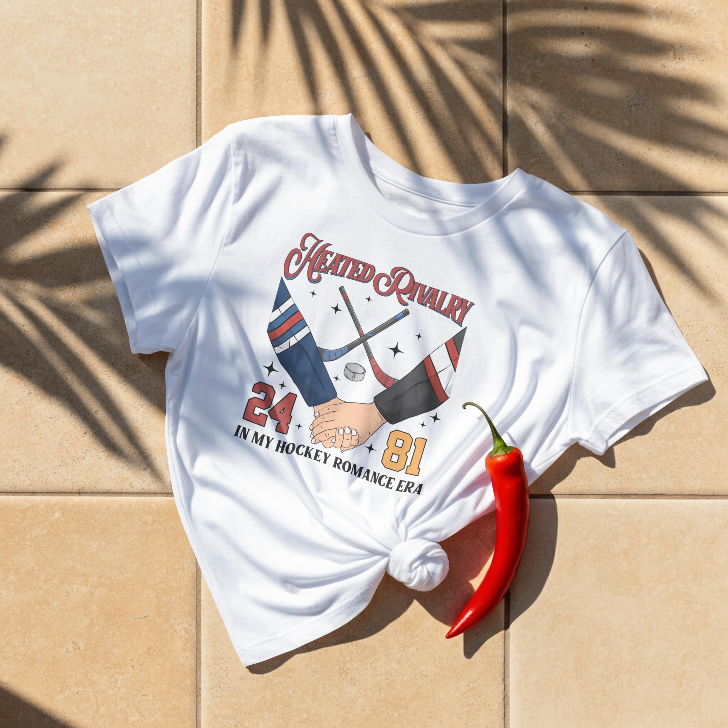 Heated Rivalry Fan Art Tee | Hockey Romance BookTok Shirt