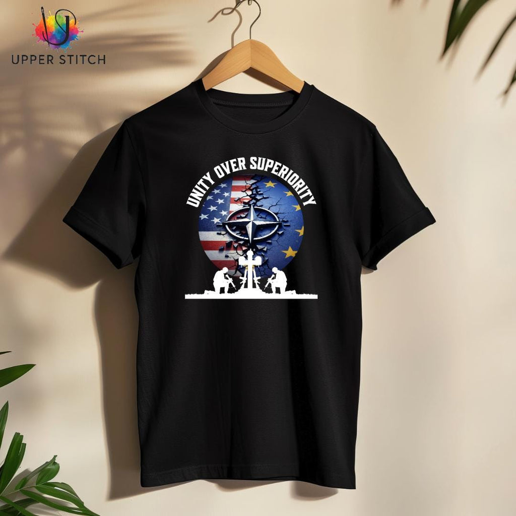 Unity Over Superiority T-Shirt | Political Statement, Inclusive Sizing