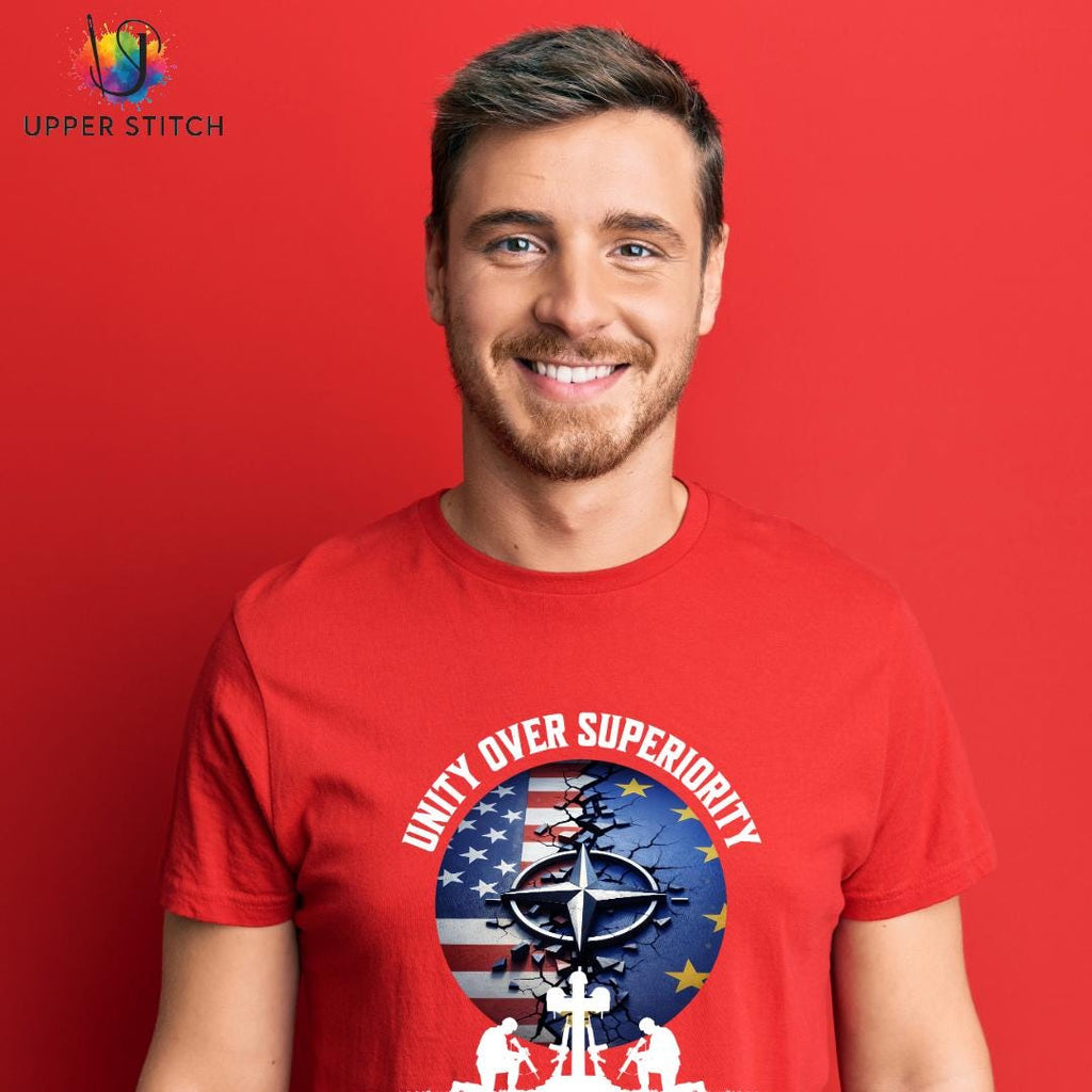 Unity Over Superiority T-Shirt | Political Statement, Inclusive Sizing