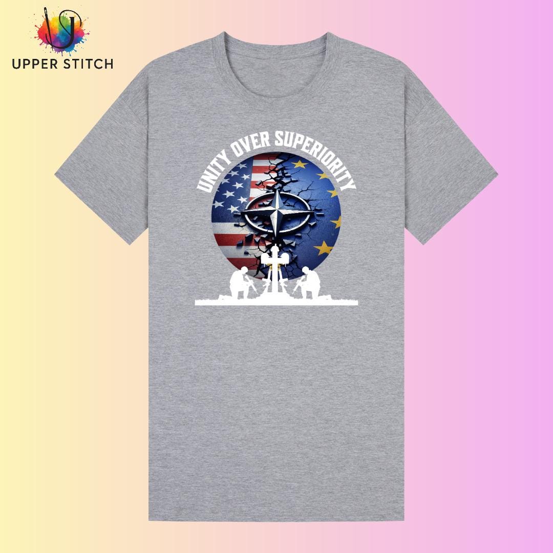 Unity Over Superiority T-Shirt | Political Statement, Inclusive Sizing